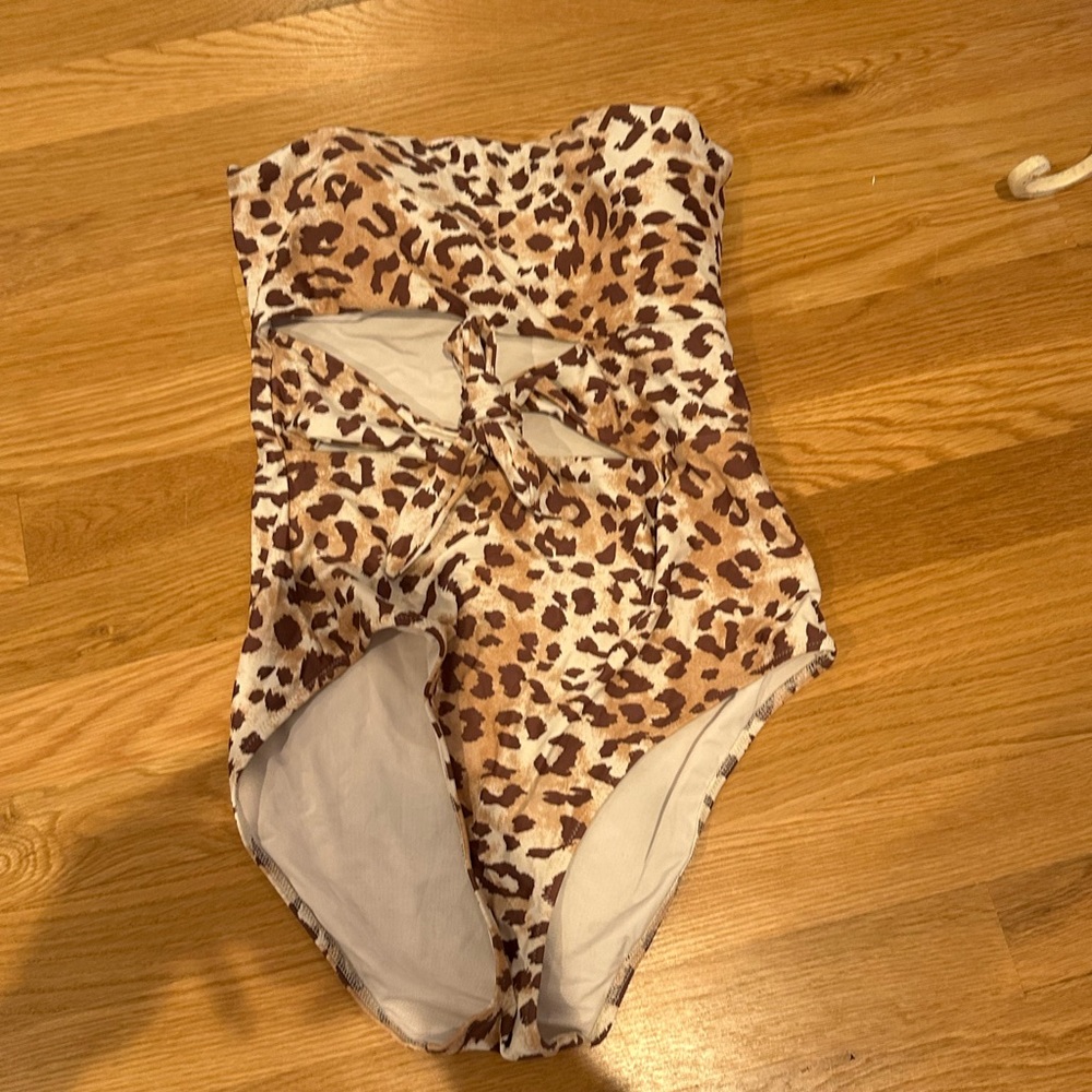 Aerie Brown and Tan Bodysuit One Piece